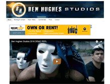 Tablet Screenshot of benhughesstudios.com